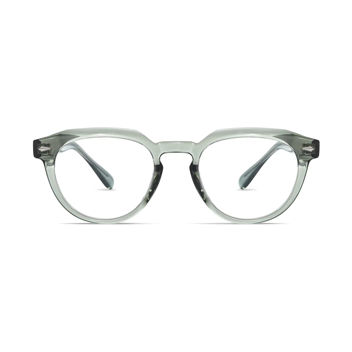 Oval Transparent Green