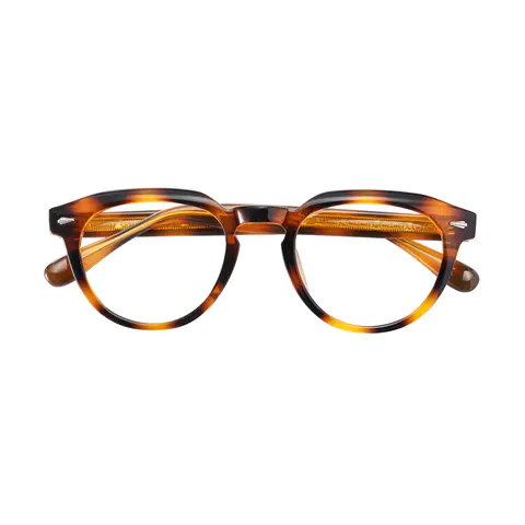 Oval Tortoiseshell Eyeglasses