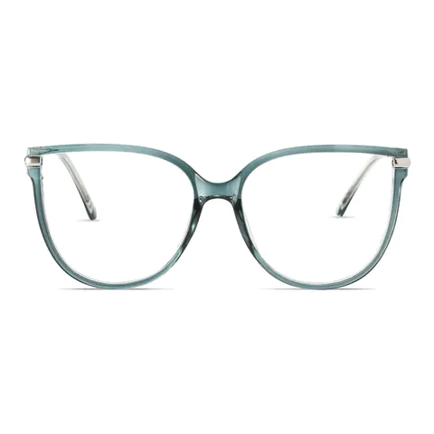 Oval Transparent Blue