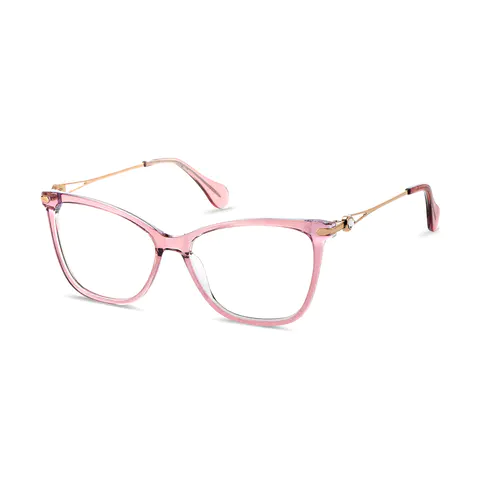 Oval Transparent Pink