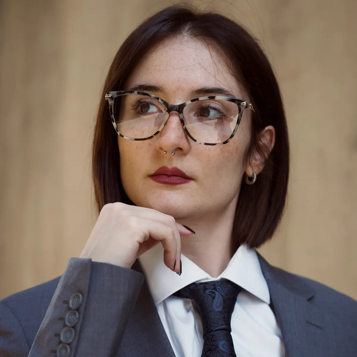 Oval Ivory Tortoiseshell