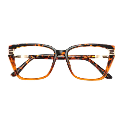 Rectangle Tortoiseshell Eyeglasses