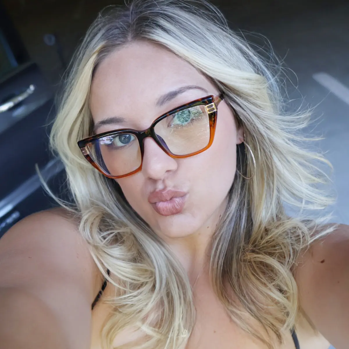 Rectangle Tortoiseshell Eyeglasses