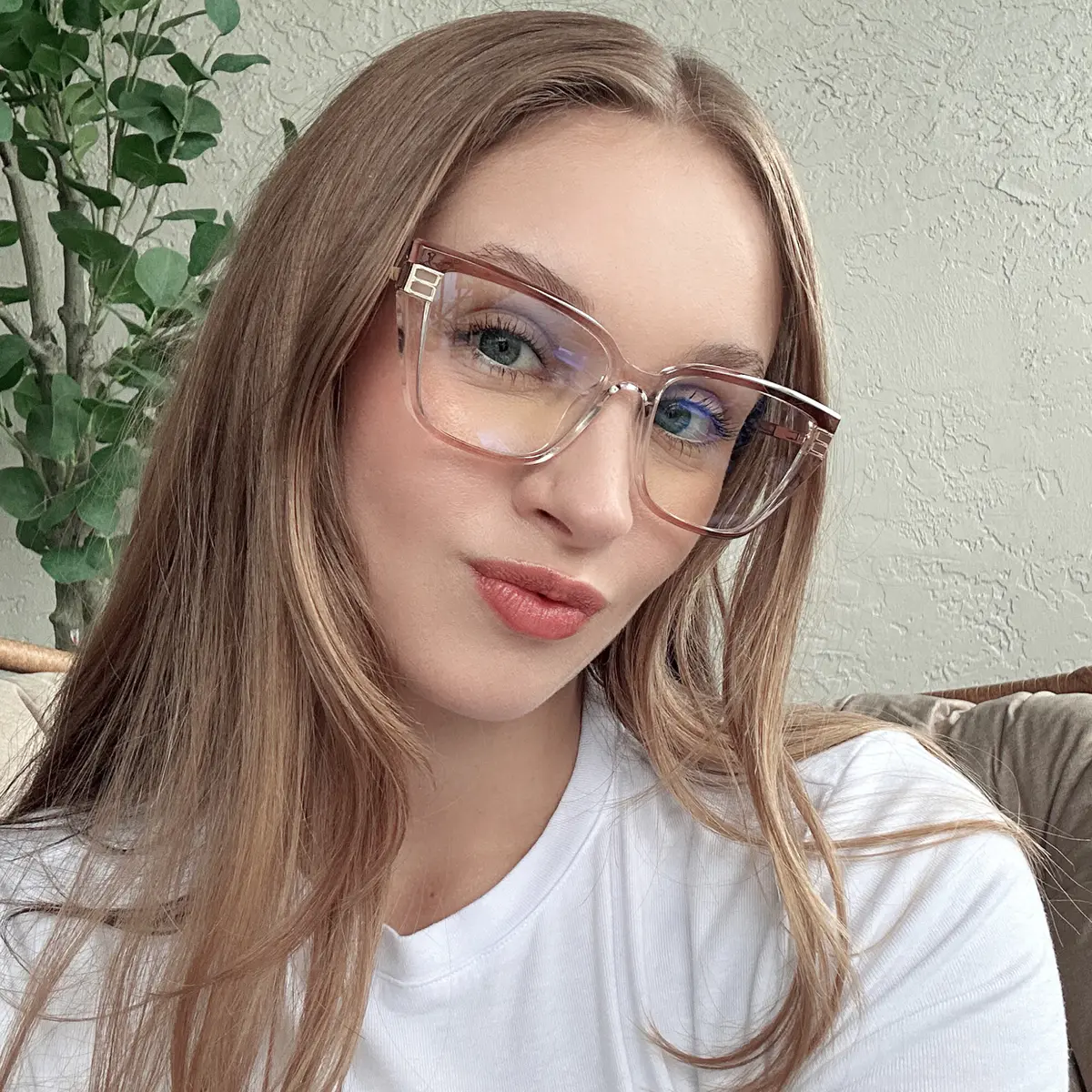 Rectangle Transparent Amber