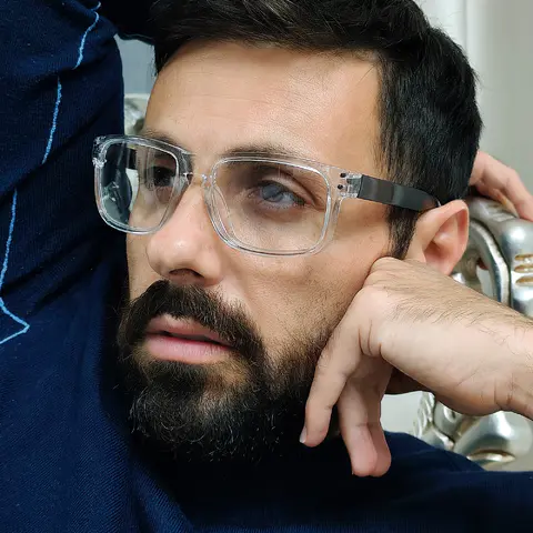 Square Clear Eyeglasses