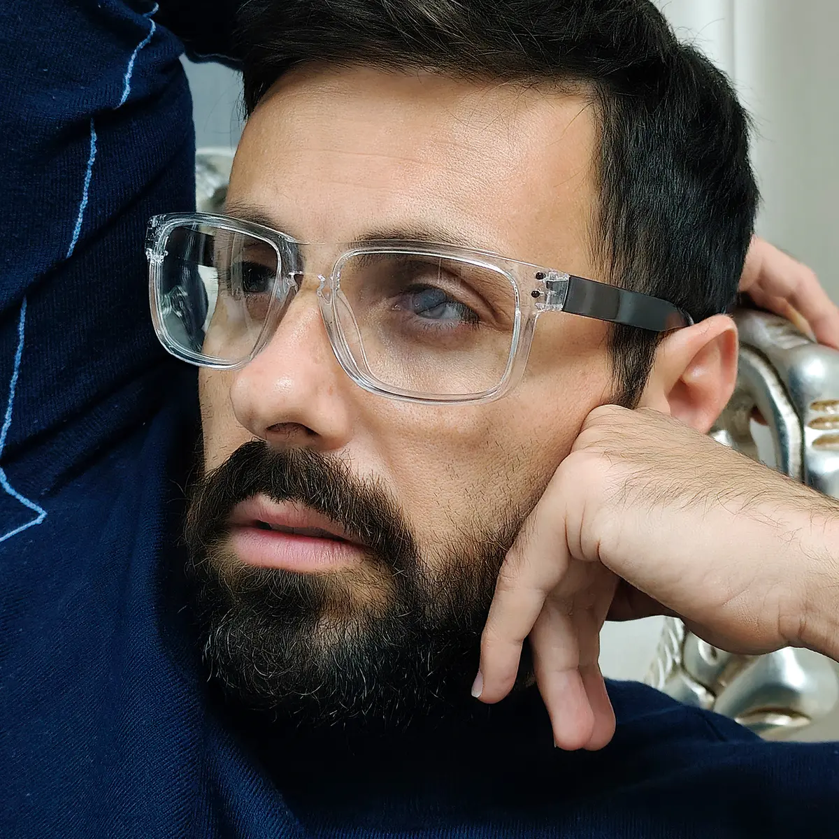 Square Clear Eyeglasses