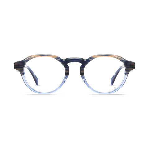 Oval Transparent Blue