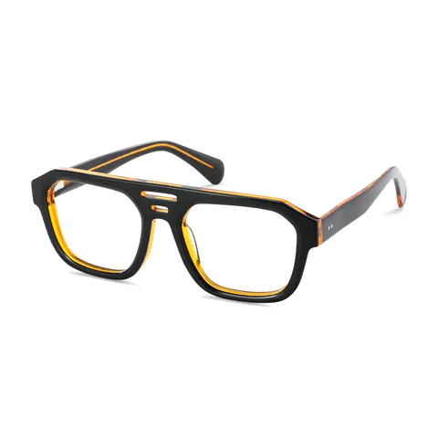 Square Black Eyeglasses