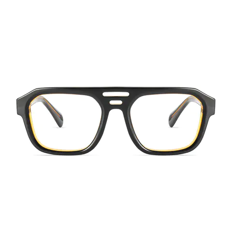 Square Black Eyeglasses