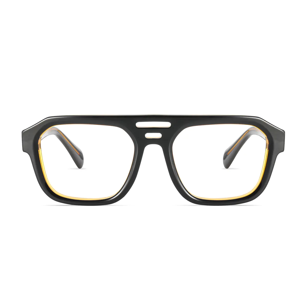 Square Black Eyeglasses