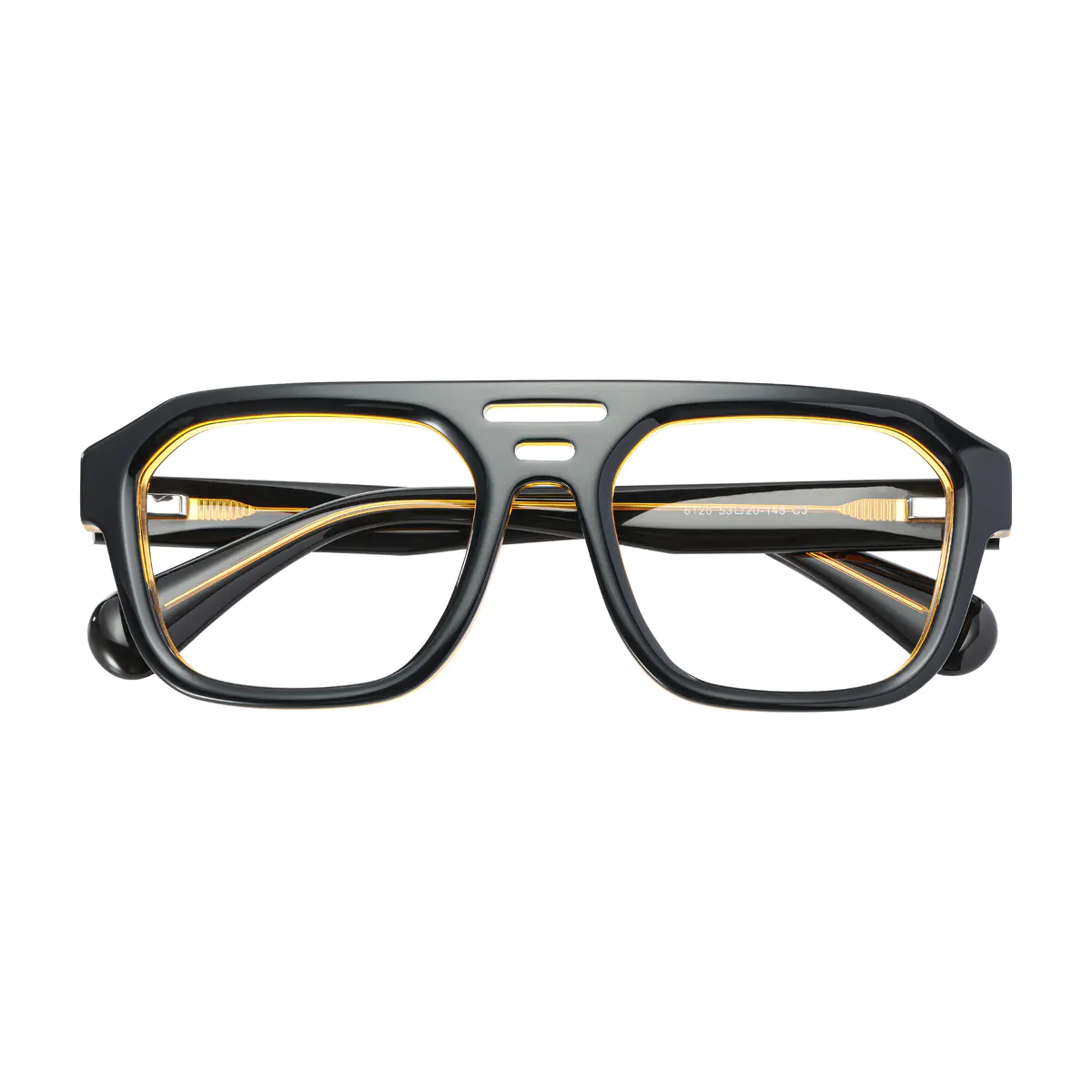 Square Black Eyeglasses