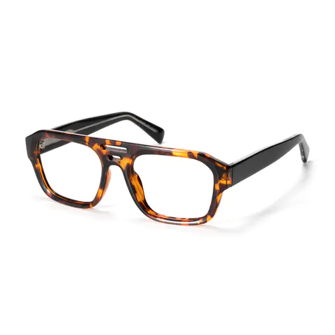 Square Tortoiseshell Eyeglasses
