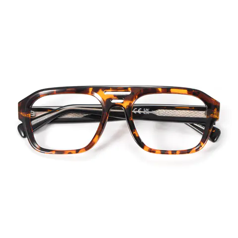 Square Tortoiseshell Eyeglasses