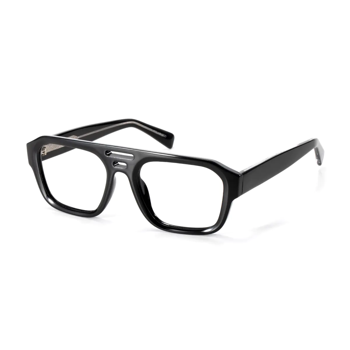 Square Black Eyeglasses