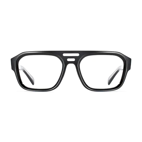 Square Black Eyeglasses