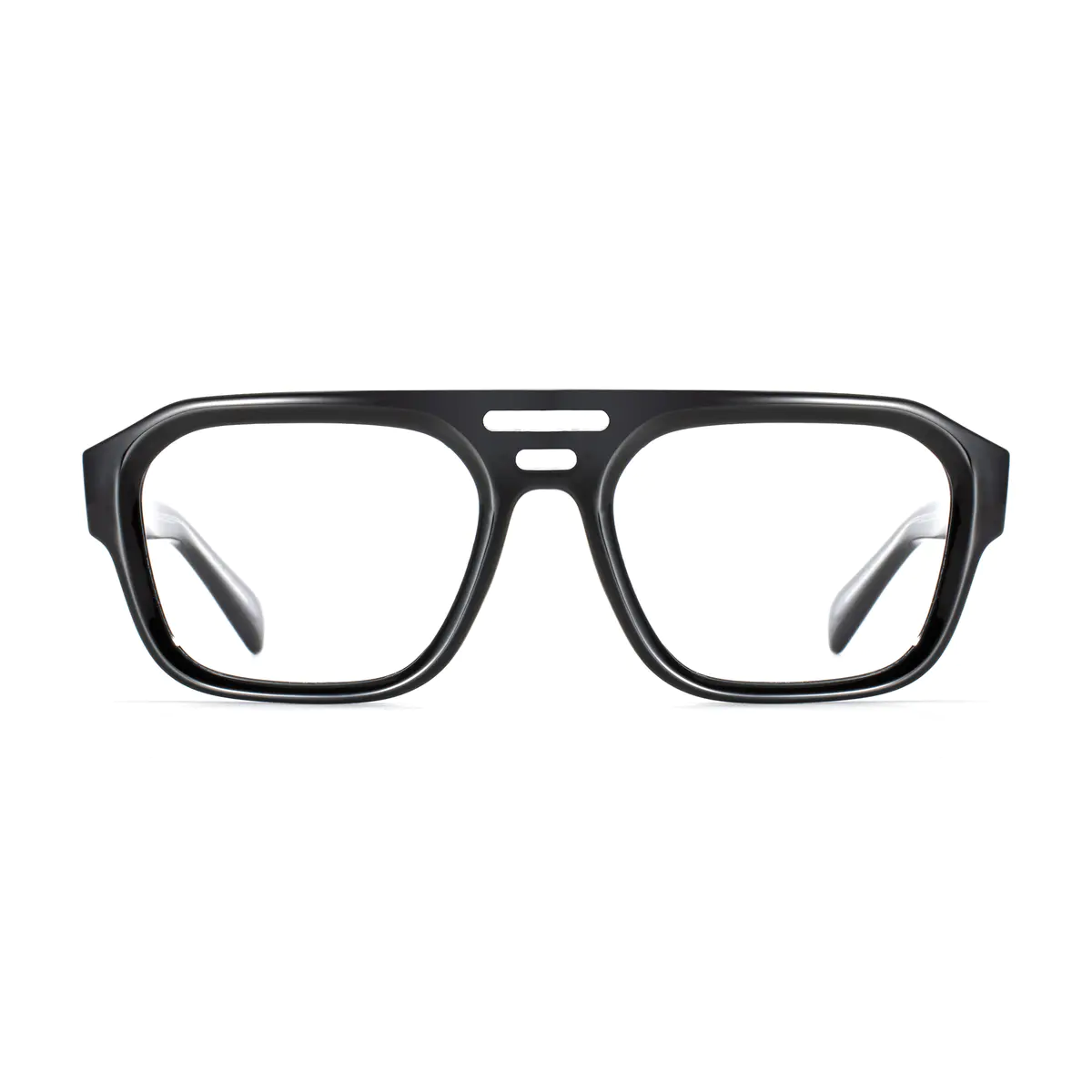 Square Black Eyeglasses