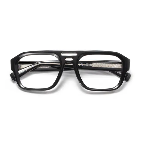 Square Black Eyeglasses