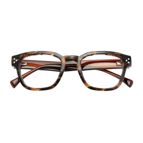 Square Tortoiseshell Eyeglasses