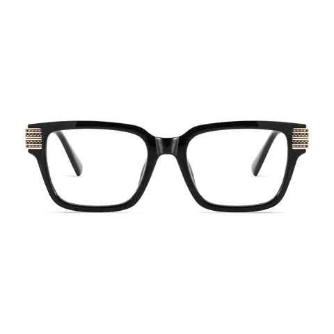 Rectangle Black Eyeglasses