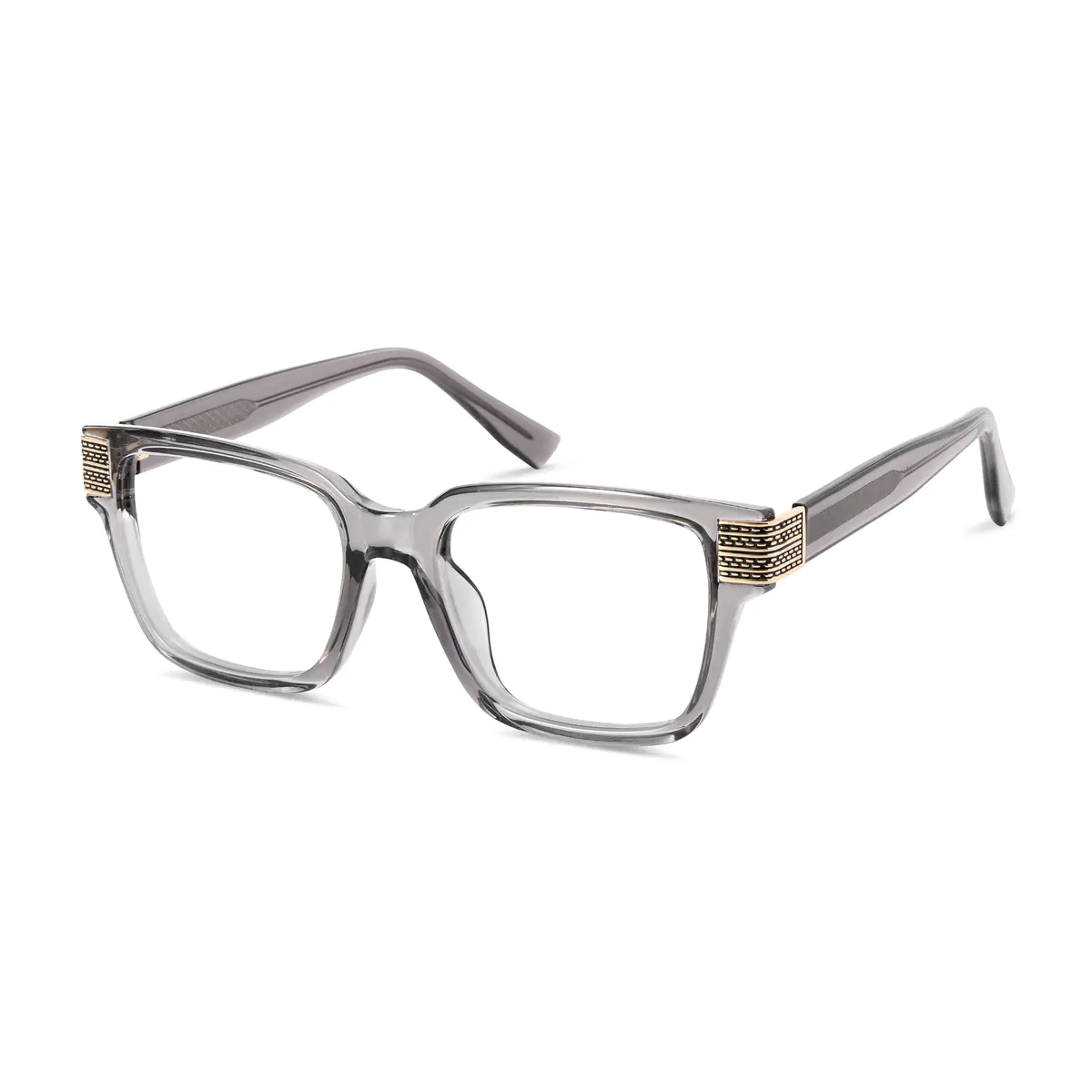 Rectangle Transparent Gray