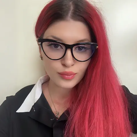 Cat-eye Black Eyeglasses