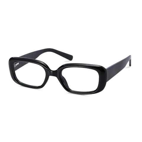 Oval Black Eyeglasses