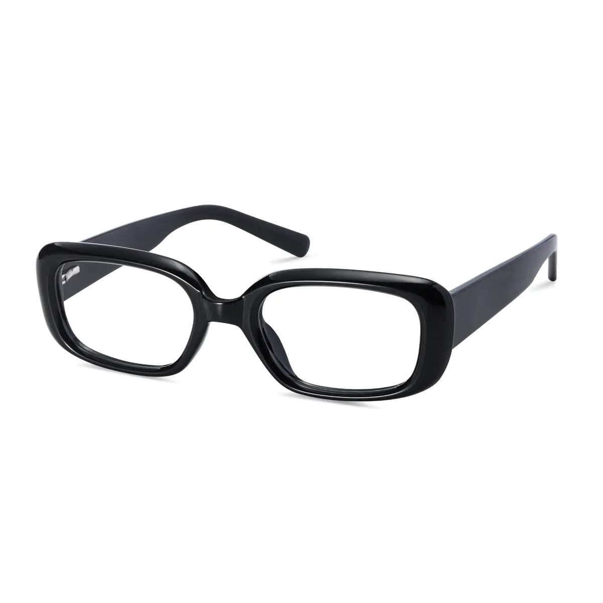 Oval Black Eyeglasses