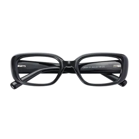 Oval Black Eyeglasses