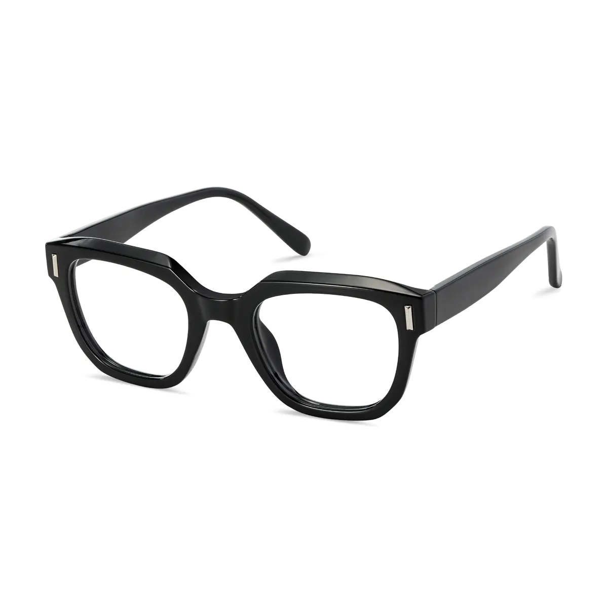 Square Black Eyeglasses