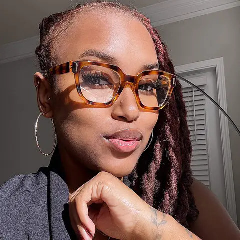 Square Tortoiseshell Eyeglasses