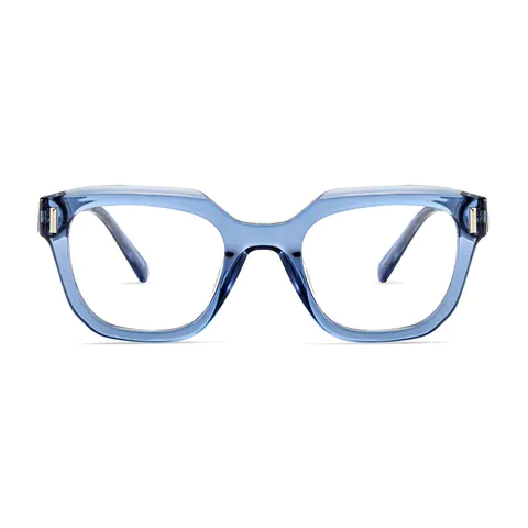 Square Transparent Blue