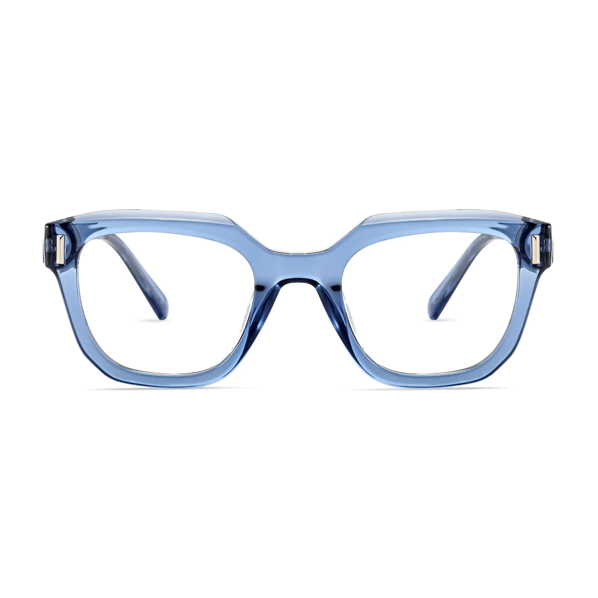 Square Transparent Blue