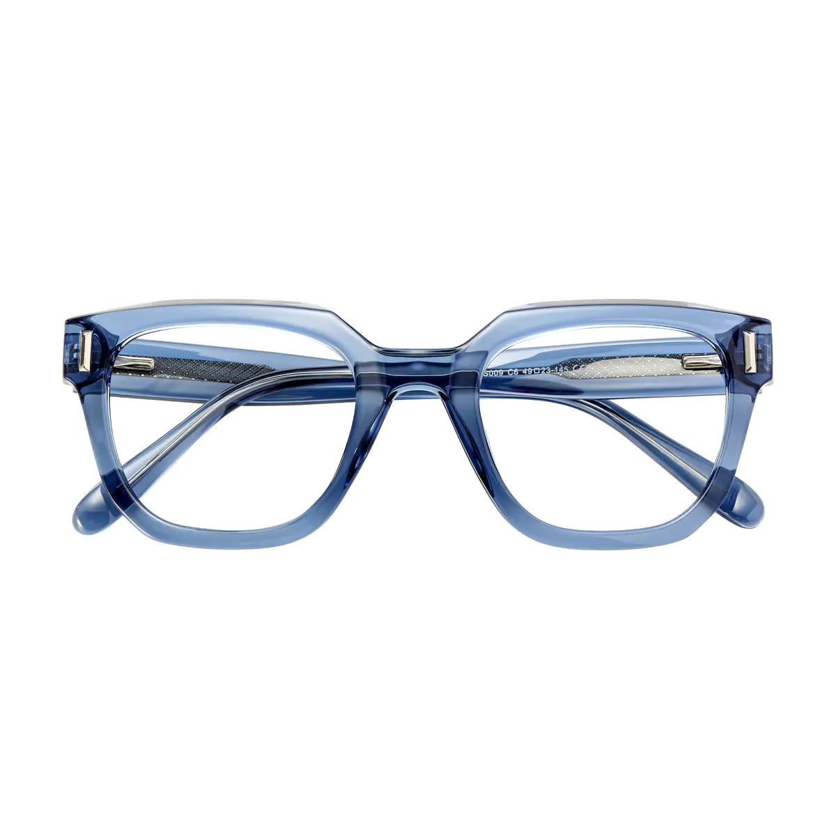 Square Transparent Blue