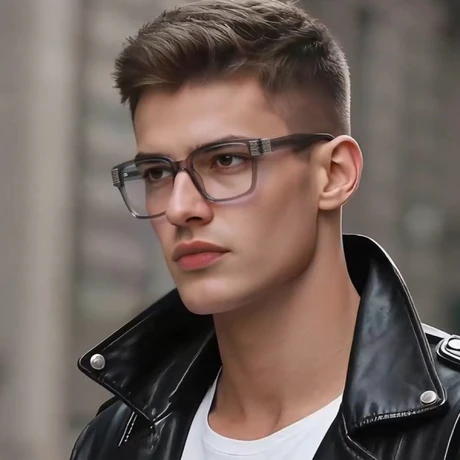 Cat-eye Black/Clear Eyeglasses