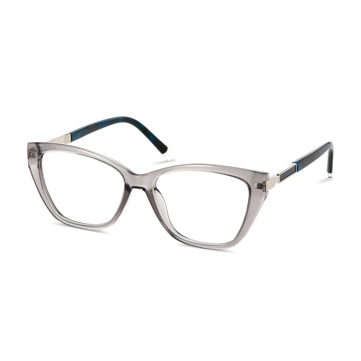 Cat-eye Transparent Gray