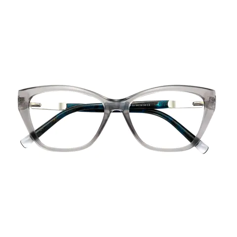 Cat-eye Transparent Gray