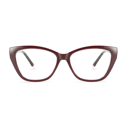 Cat-eye Wine Eyeglasses