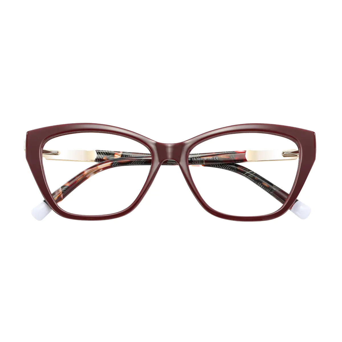 Cat-eye Wine Eyeglasses