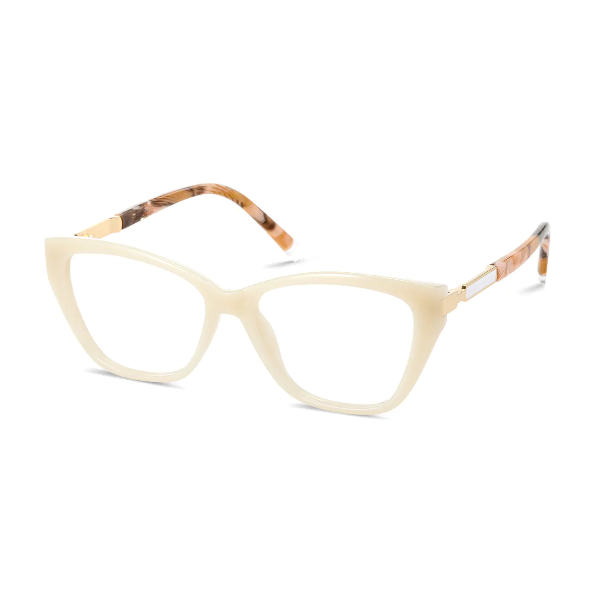 Cat-eye Yellow Eyeglasses