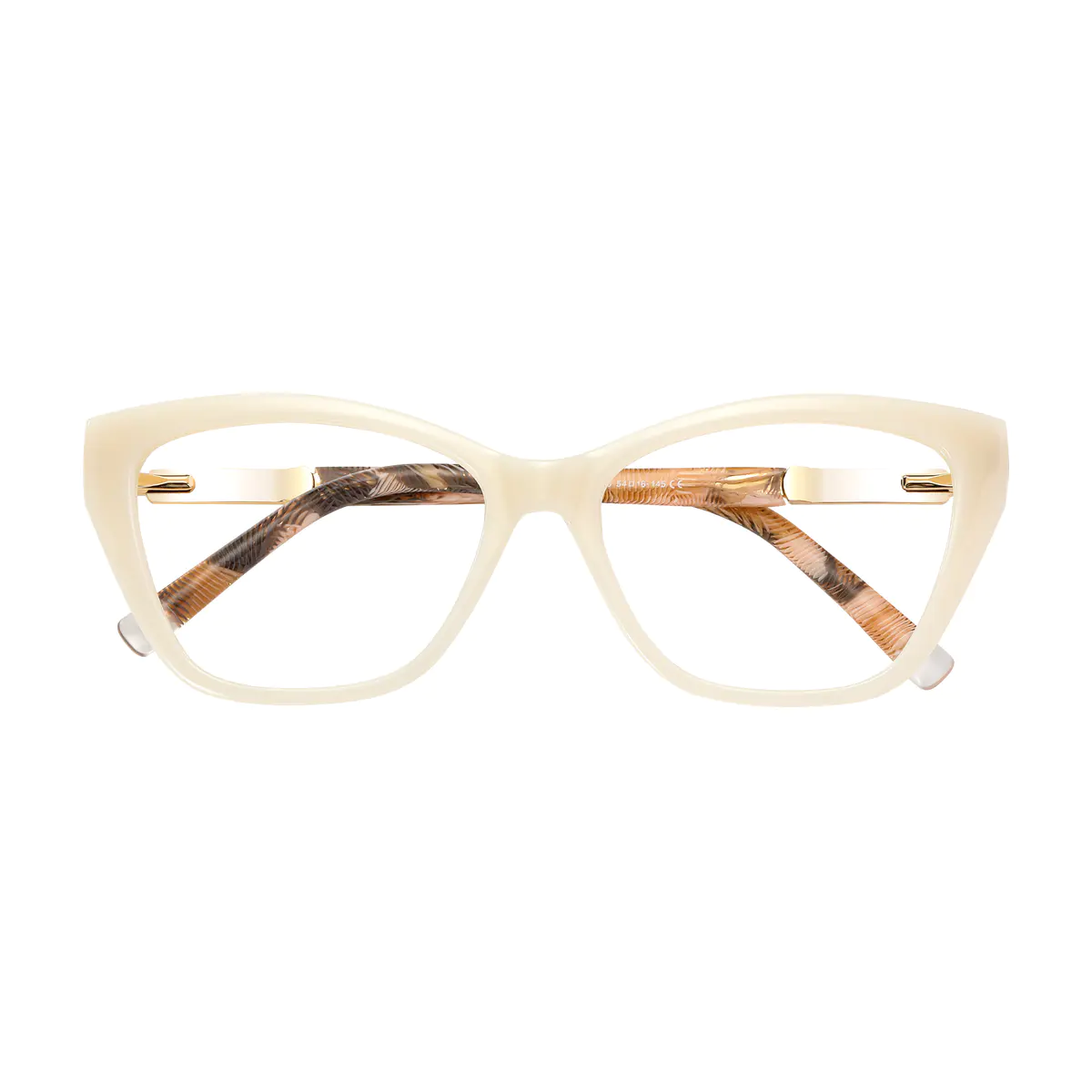 Cat-eye Yellow Eyeglasses