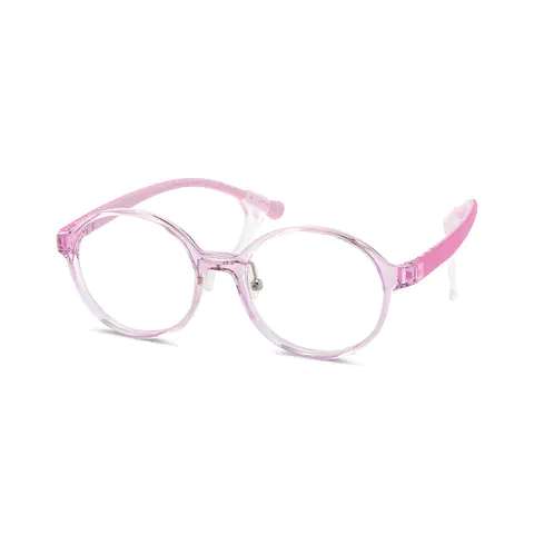 Round Transparent Pink