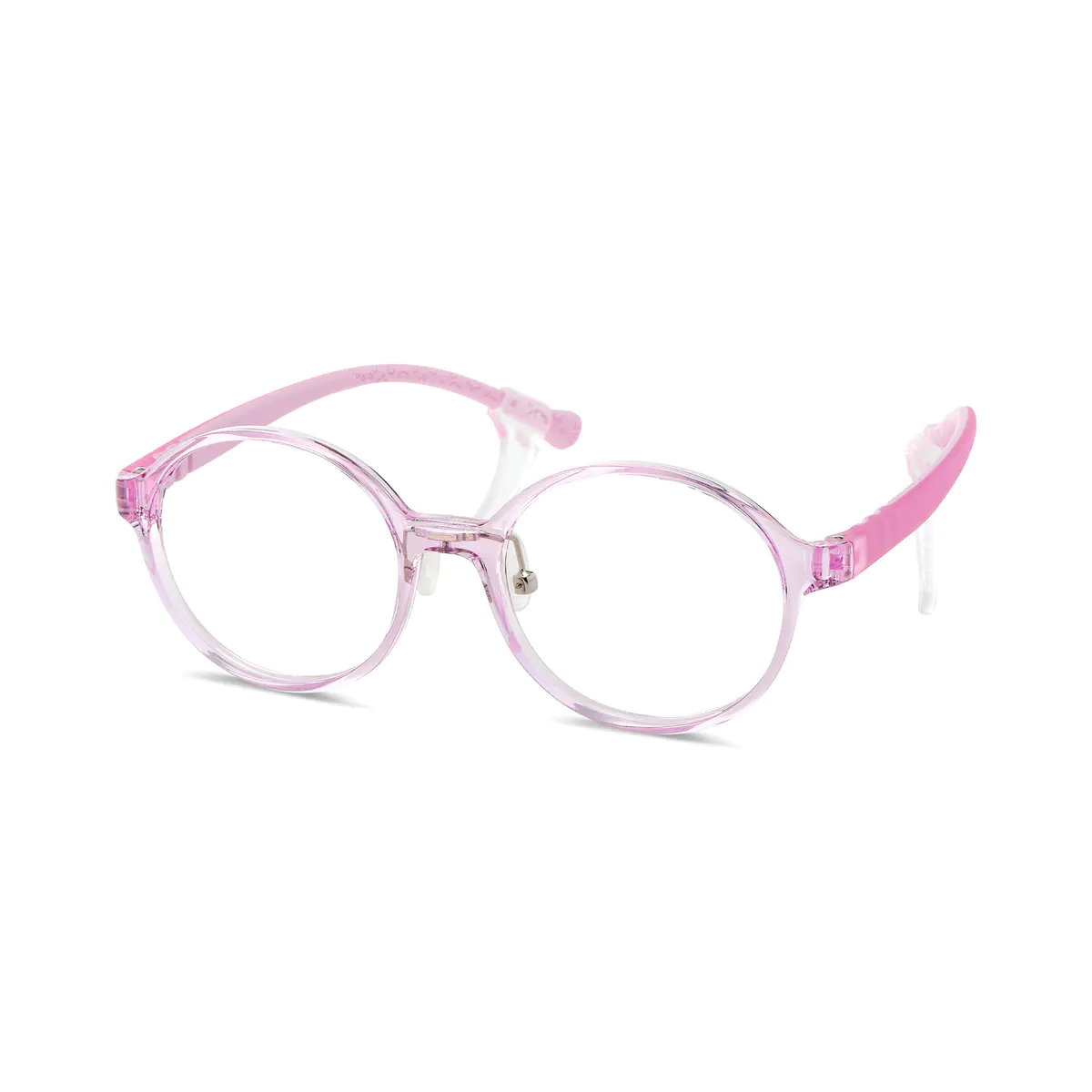 Round Transparent Pink