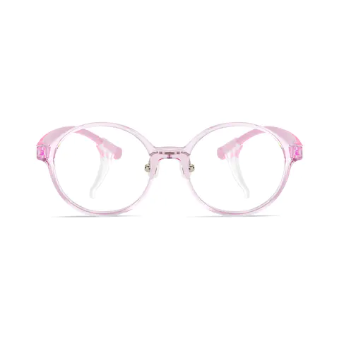 Round Transparent Pink