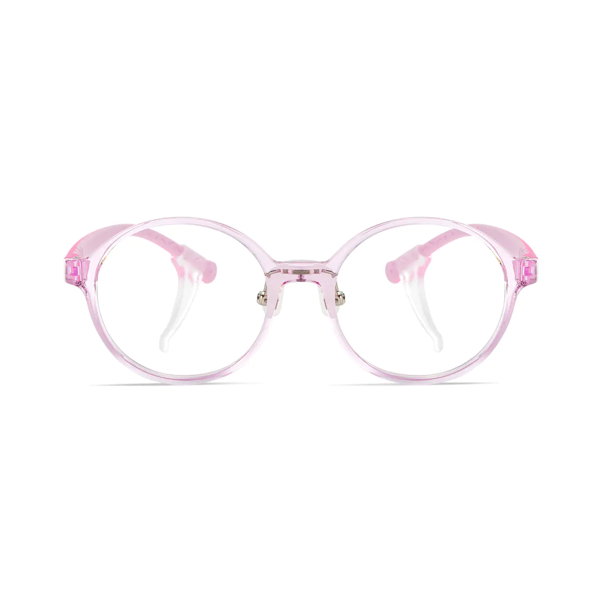 Round Transparent Pink