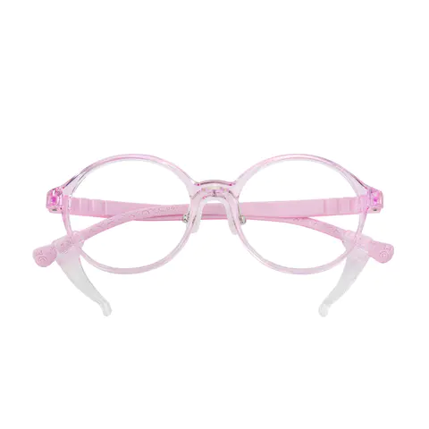 Round Transparent Pink