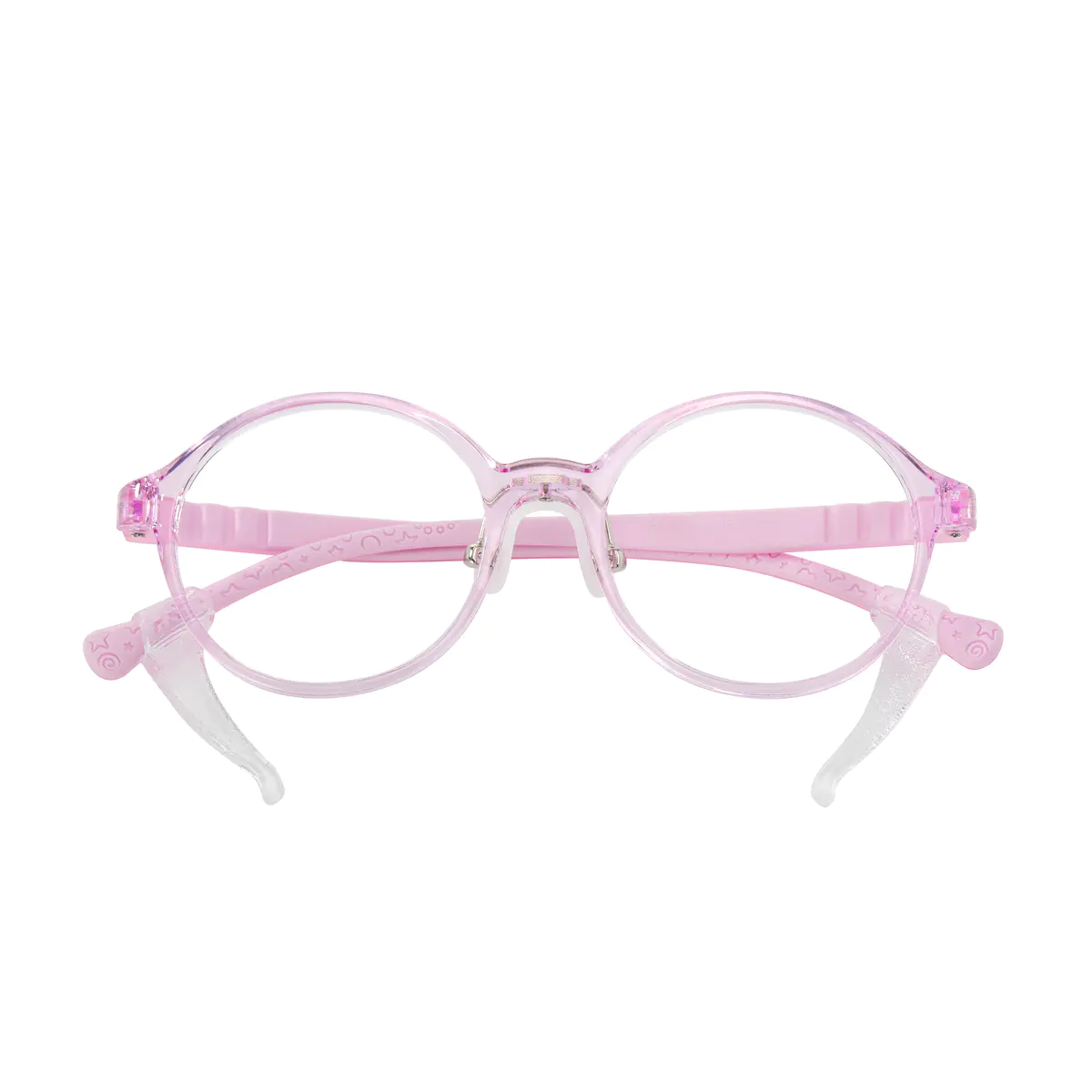 Round Transparent Pink