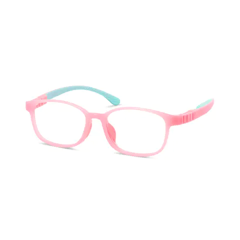 Rectangle Pink/Blue Eyeglasses