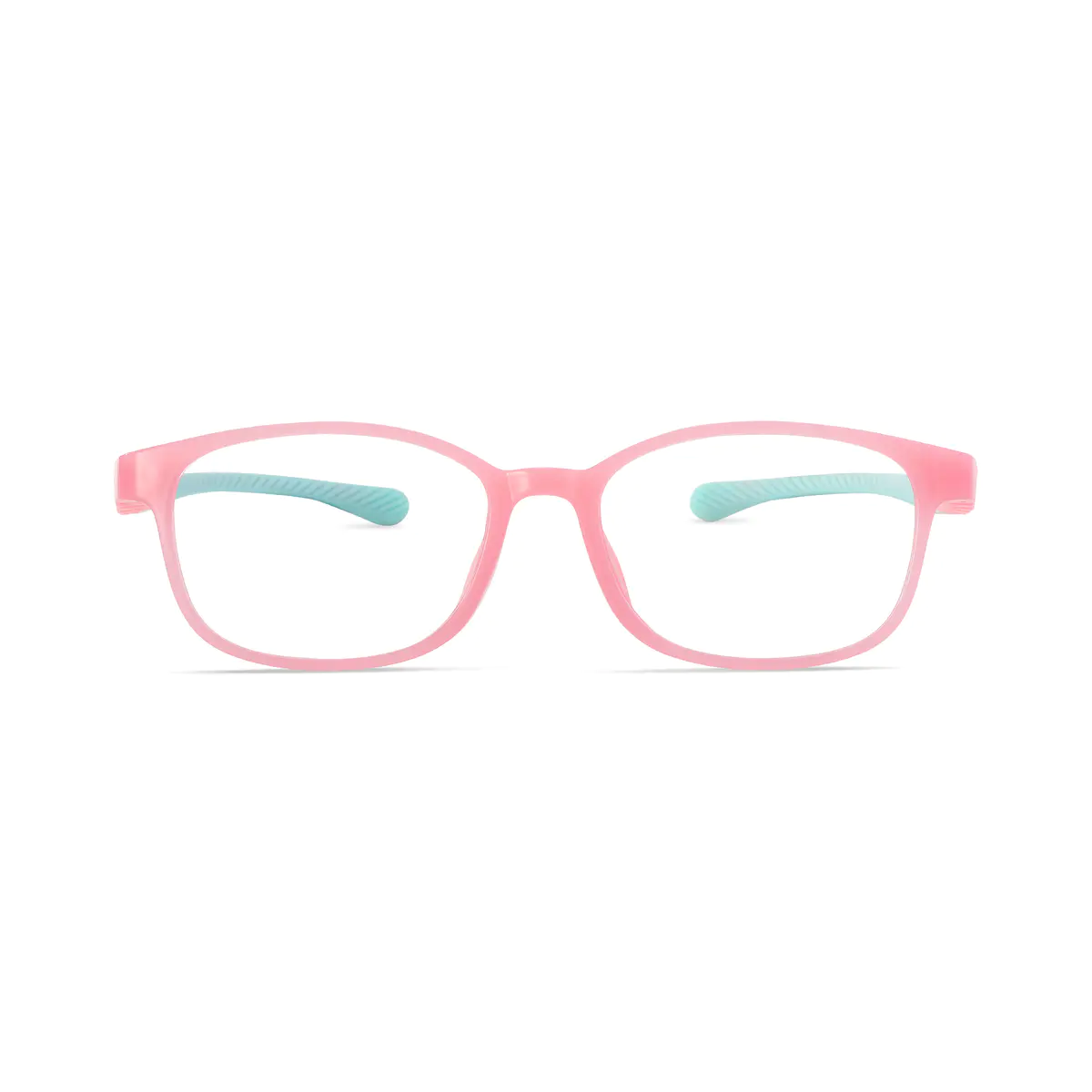 Rectangle Pink/Blue Eyeglasses