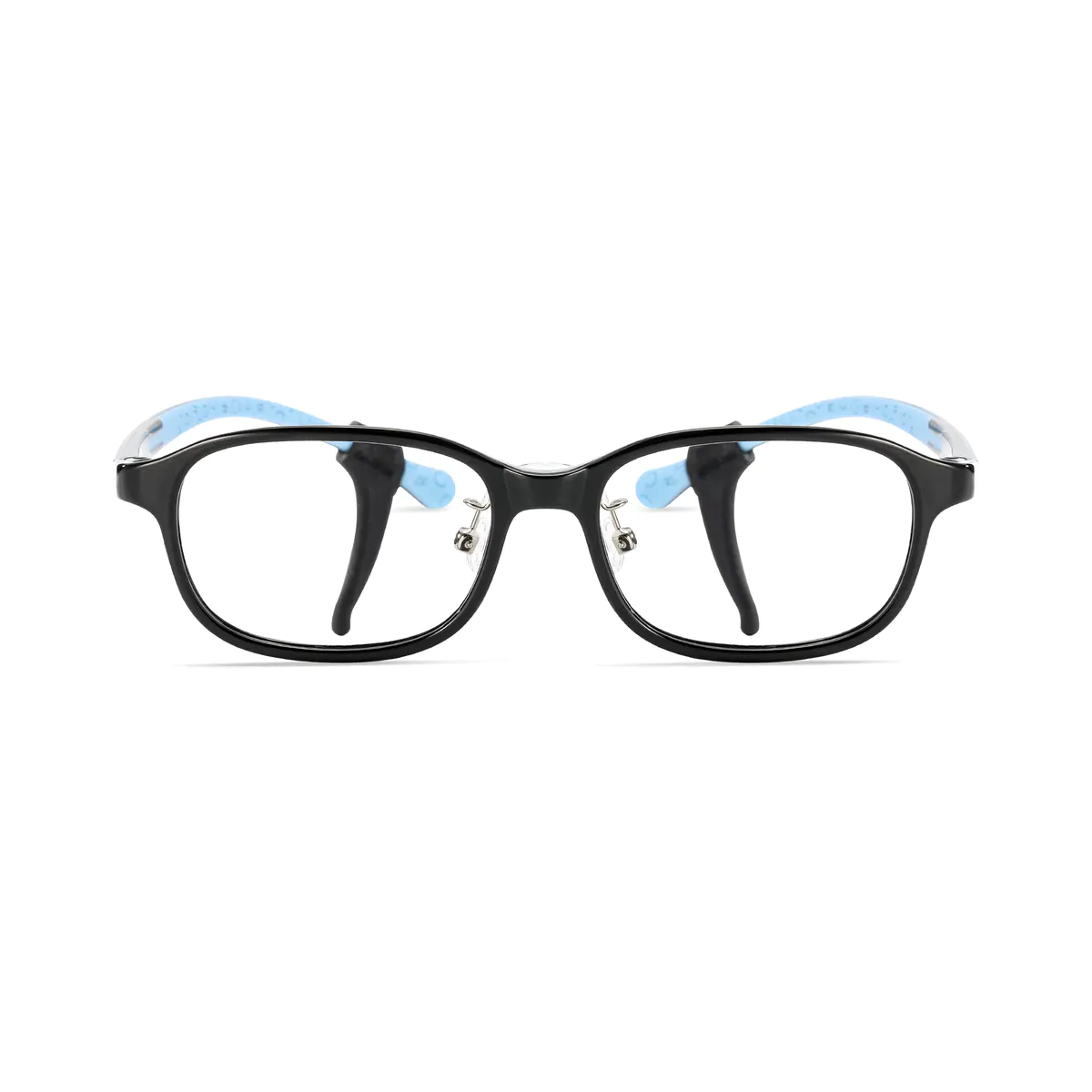 Rectangle Black/Blue Eyeglasses