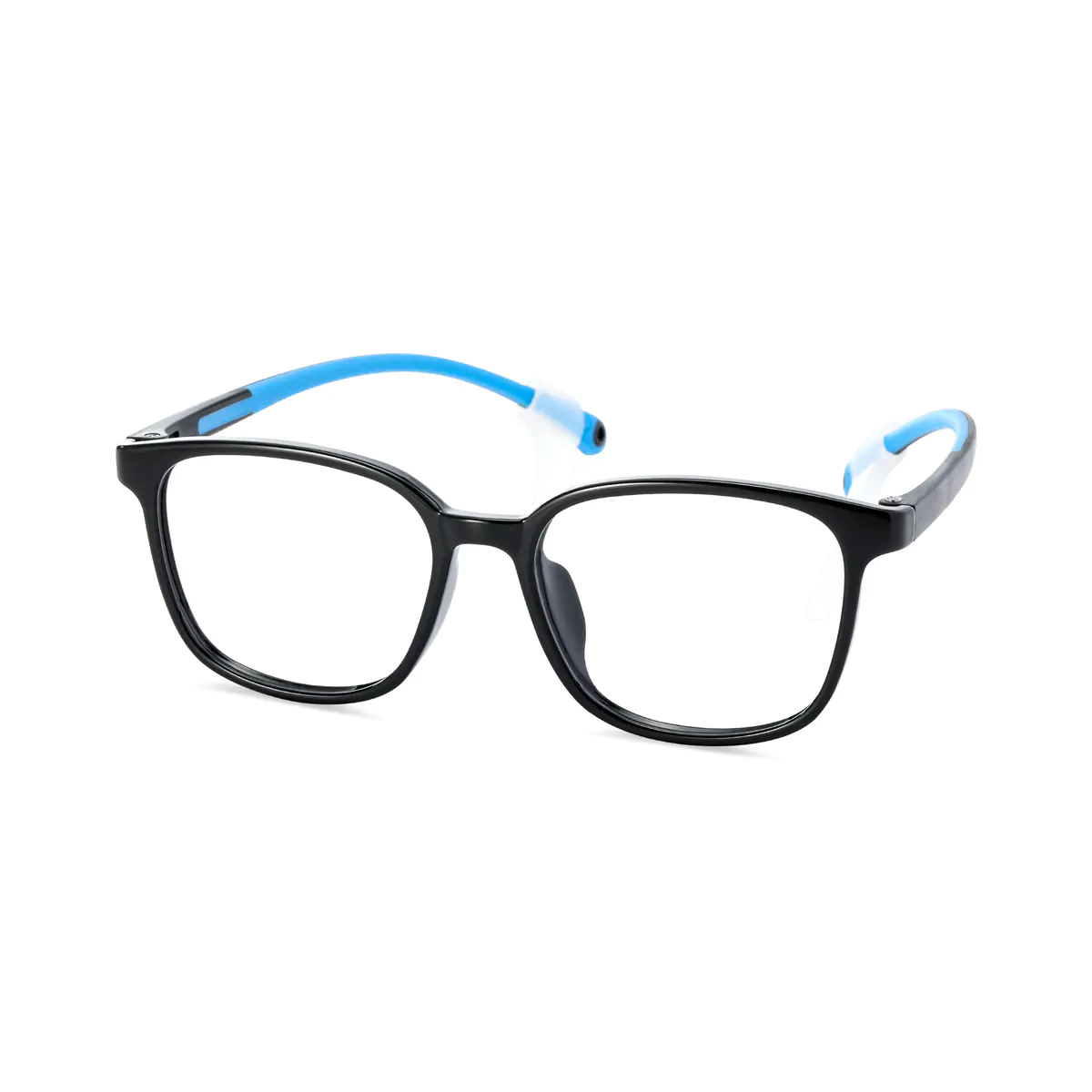 Square Black/Blue Eyeglasses